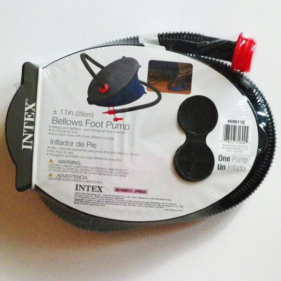 NEW Intex 11" Bellows Foot Pump - Picture 3 of 12